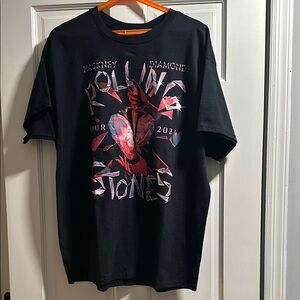 XL Rolling Stones Black Graphic T-Shirt